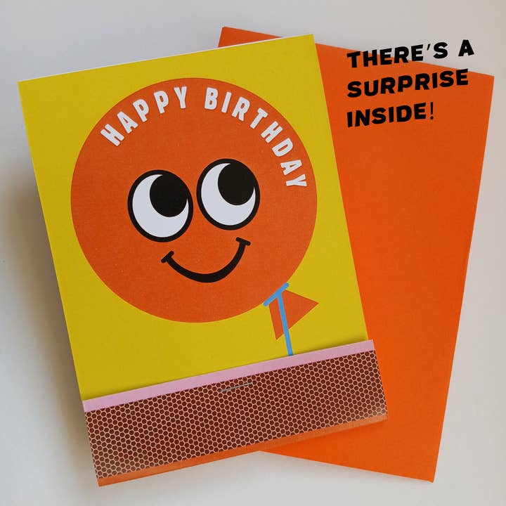 Giant Match book! Birthday cards for wholesale by the design dealership