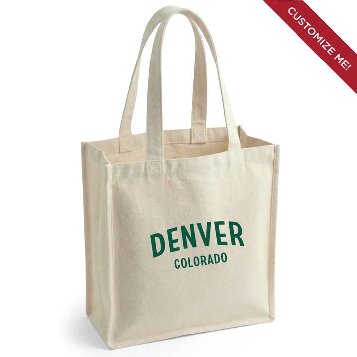 Your City and State - Custom Printed Maria Tote Bag for wholesale by Upper Lake Tote Bags