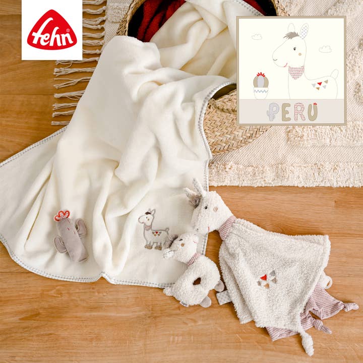 Fehn - Venta al por mayor Toallas de poncho - Niños y bebés - Toalla de baño con capucha Lama, poncho de baño de felpa
