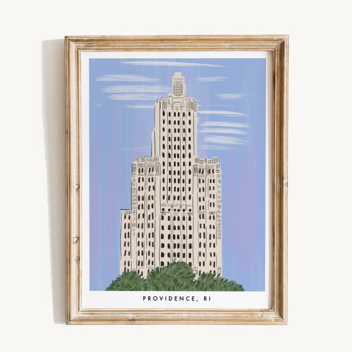 Providence RI Print for wholesale by Lux + Trip