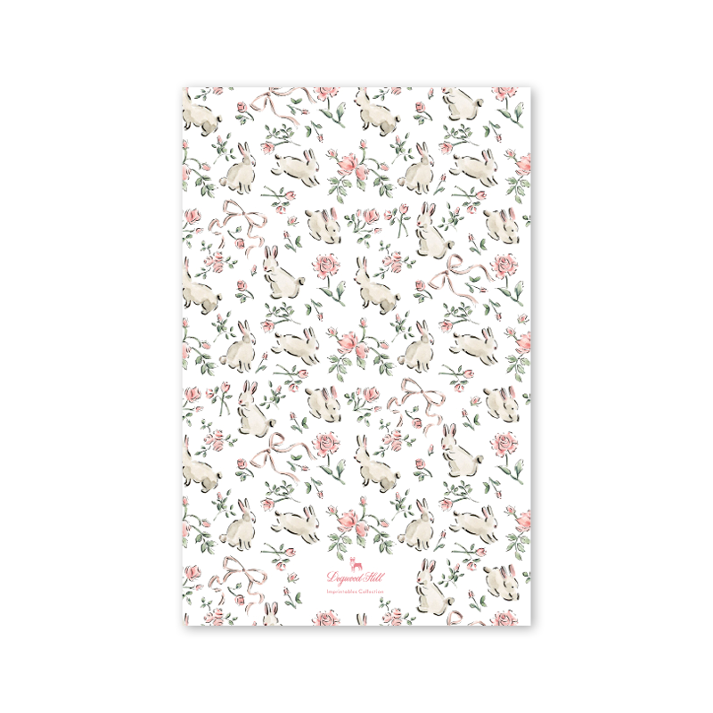 Dogwood Hill - Wholesale Invitations - Rose Bunnies Crest Bulk Invitation3