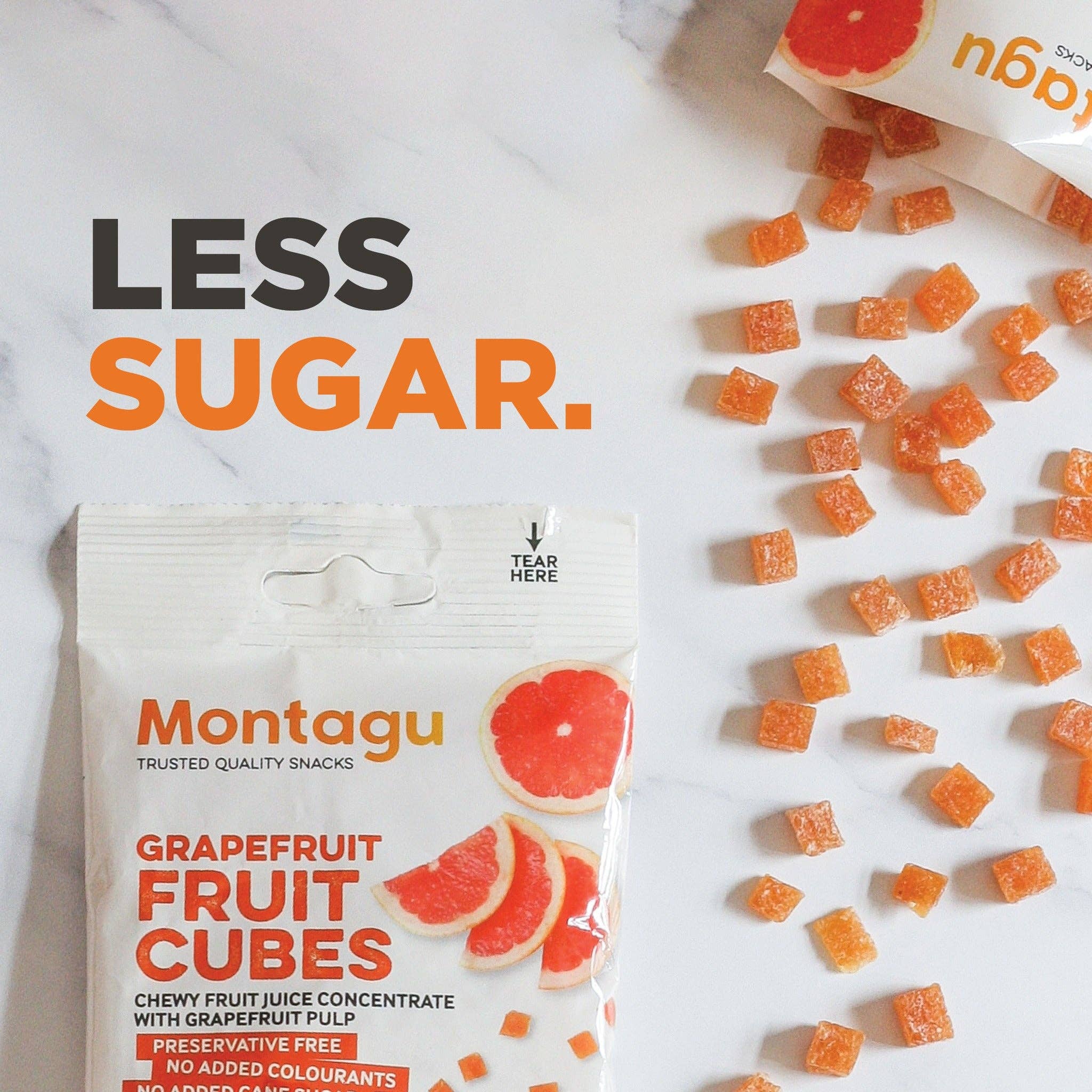 Mahdina - Vente Collations aux fruits - Montage : Cubes de fruits - ananas, sans gélatine, (10 x 50 g)7