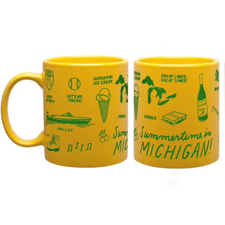 Summertime in Michigan Mug for wholesale by City Bird