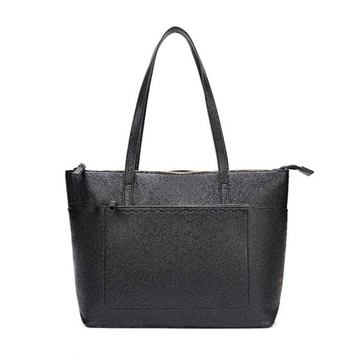 Ellas Trading – wholesale Tote bag – Women's – Large Tote Shoulder Bag with Zipper Closure and Inner Pocket