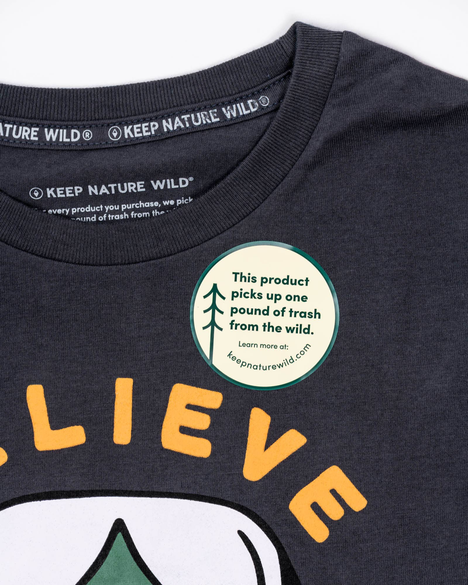 Keep Nature Wild - Wholesale Screen Printed T-Shirt - Unisex - Clyde the Sasquatch Unisex Tee | Coal4