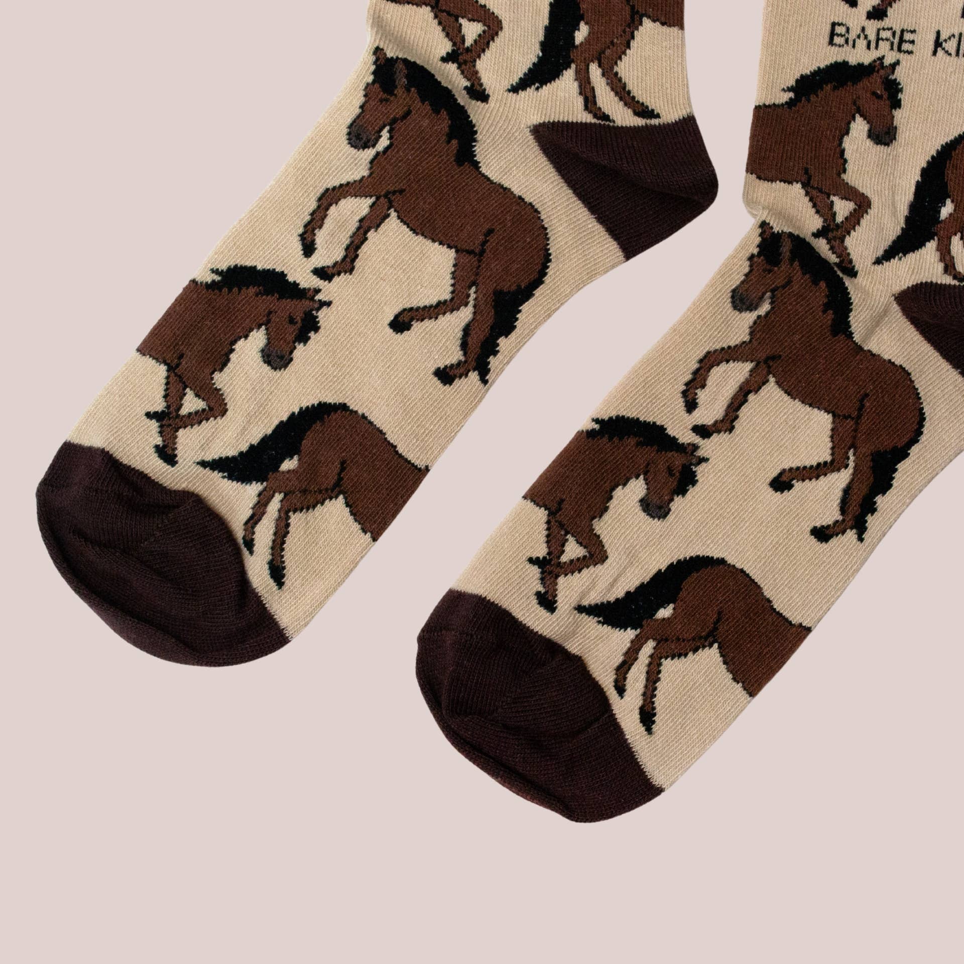 Bare Kind Socks - Vendita all'ingrosso Calzini - Unisex - Calzini da cavallo | Calzini in bambù | Calzini marroni | Calzini da fattoria3