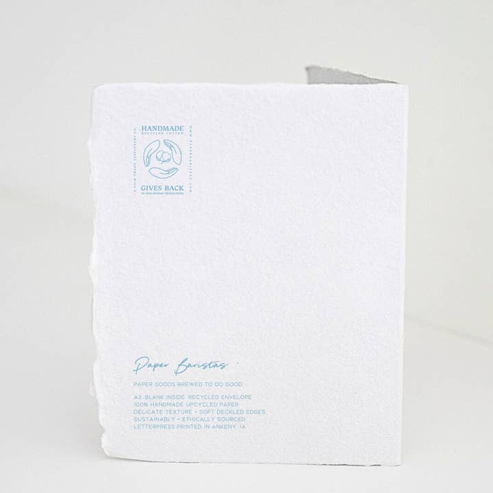 Paper Baristas - Wholesale Congratulations Card - Pop the Bubbly | Eco-Friendly Congrats Greeting Card