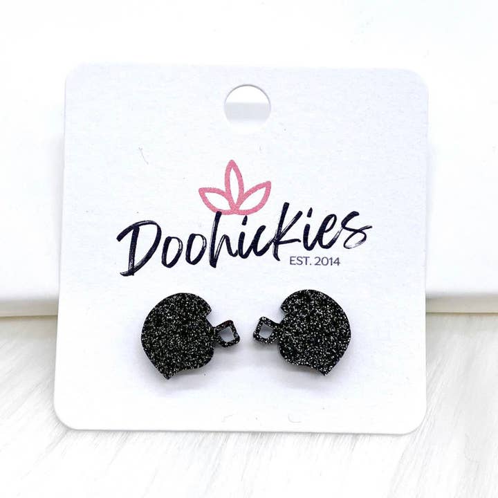 Doohickies - Wholesale Stud/Post Earrings - Acrylic Helmet Studs -Earrings