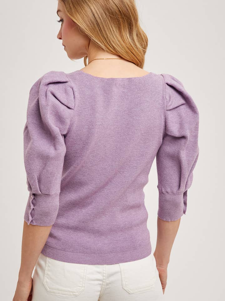 Bluivy - Venta al por mayor Jersey corto de punto - Mujer - JERSEY MANGA CORTA PUFF7
