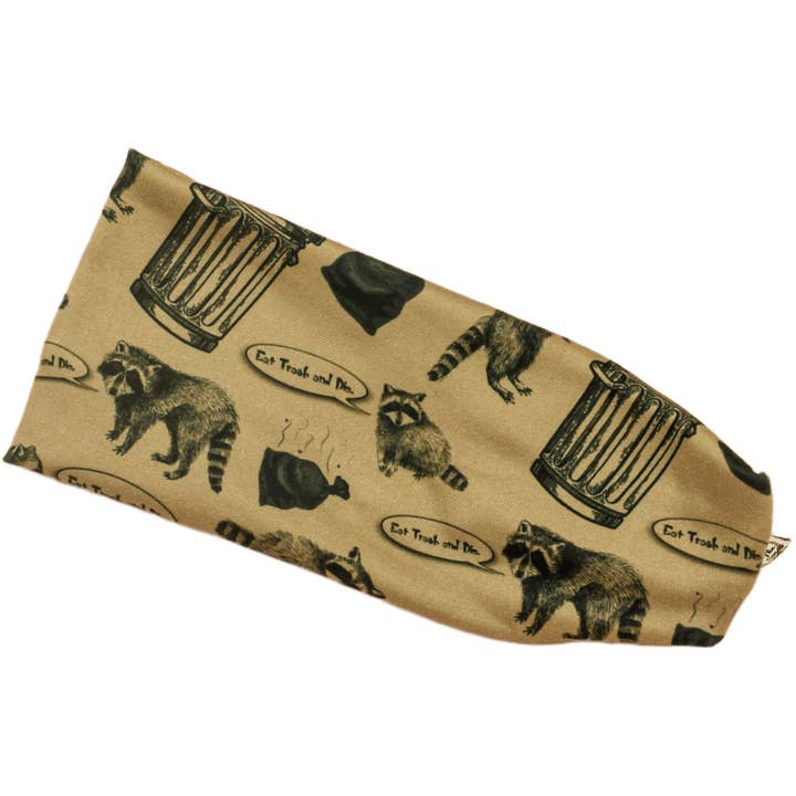 The Sassy Olive Handmade Headbands - Wholesale Fashion Headband - Women's - Eat Trash and Die Stretch Headband1