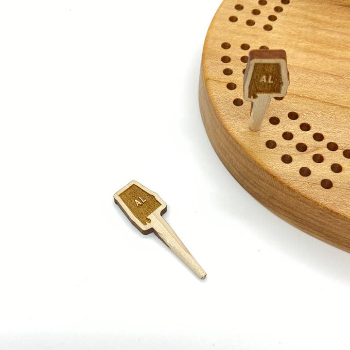 Cast & Carve - Wholesale Board Game - US State Cribbage Pegs