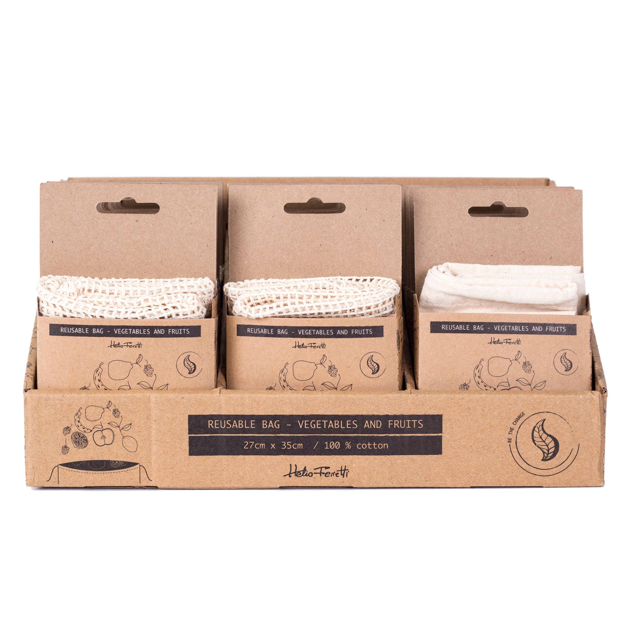 Helio Ferretti – wholesale Livsmedelsförvaring omslag/väska – MATBOMULLVÄSKOR HF1