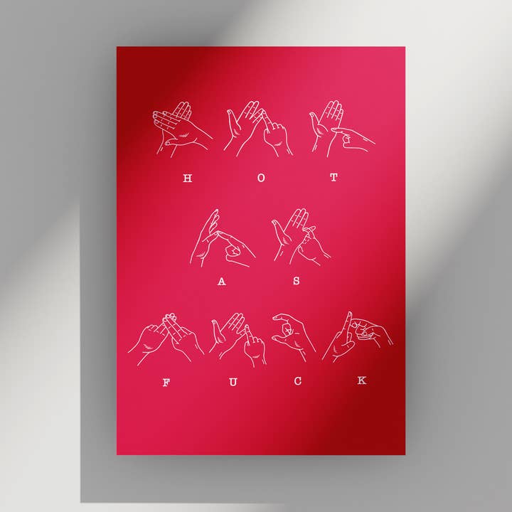 Cartão de Aniversário BSL Quente Como o Caraças do Dia dos Namorados por atacado de Heyyy Ltd