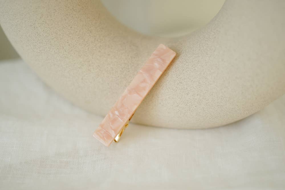 Bohomane - Wholesale Barrette - Women's - Mahalia Pink Quartz Hair Clip