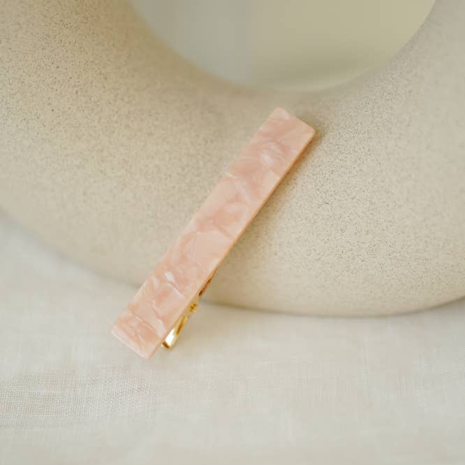 Bohomane - Wholesale Barrette - Women's - Mahalia Pink Quartz Hair Clip0