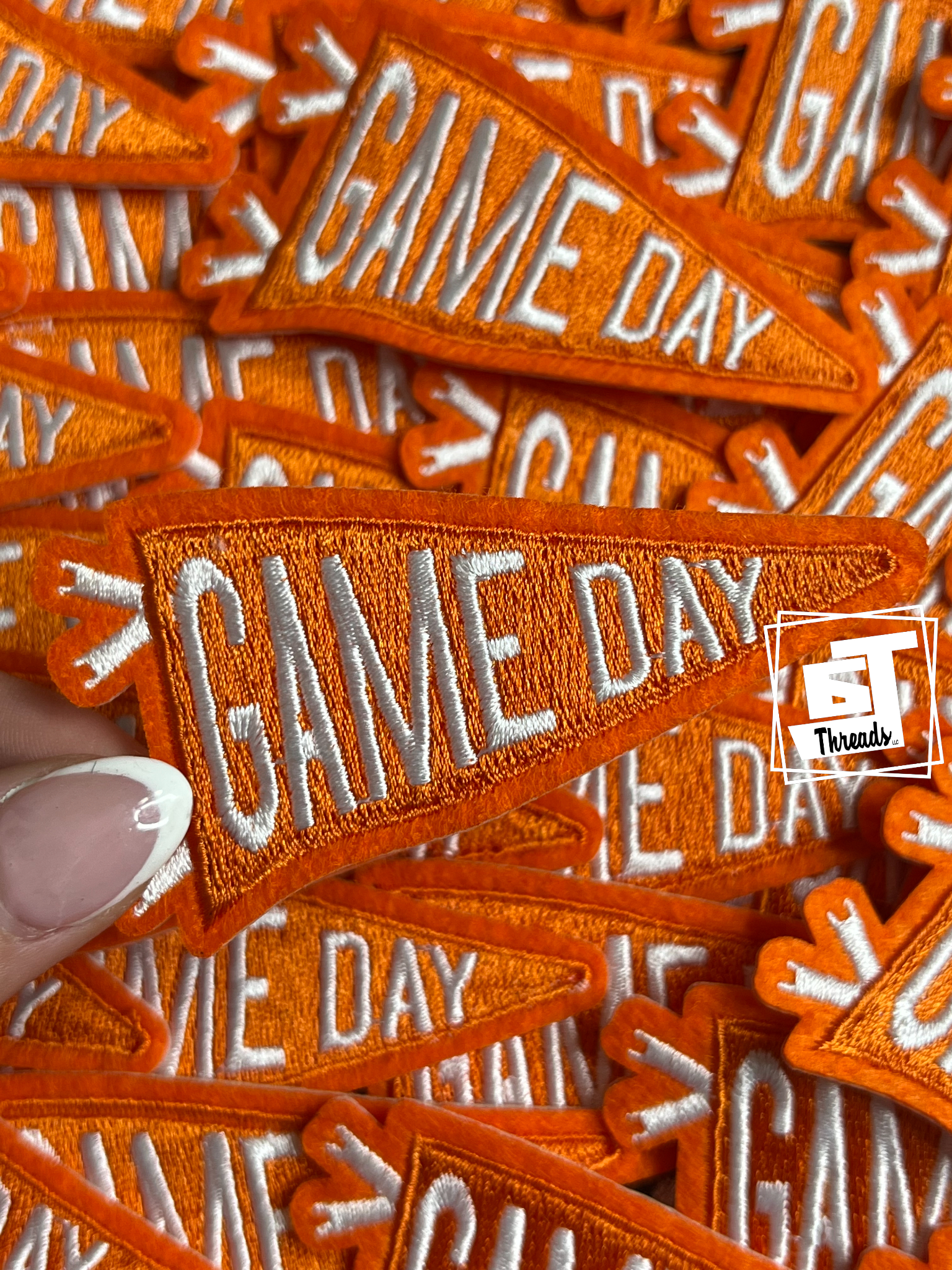 6j Threads LLC - Wholesale Patch - Game Day Pennants....Cap Patches12