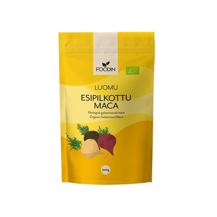 Foodin - Vendita all'ingrosso Proteine/superfood in polvere - Maca, gelatinizzata, biologica 200g
