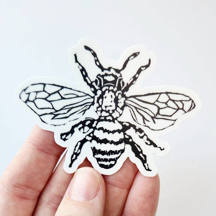 Autocollant Bumbleebee, 3 par 2 pouce pour la vente par Hannah Guthrie Designs