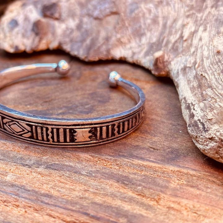 Tuareg Silver Bracelet / Tuareg Jewelry / Morrocan / Unisex / Boho / Ethnic / Rustic / Bohemian / Hippie / Gypsy / Geometric / for wholesale by Kaali Boutique