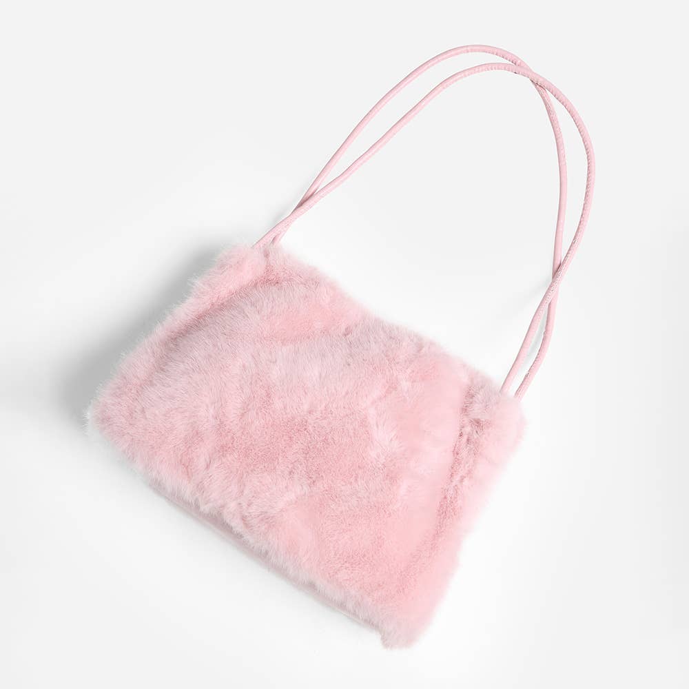 Sensibling Corp. - Vendita all'ingrosso Tracolla - Donna - Borsa a Mano / a Spalla in Finta Pelliccia Solida Mini6