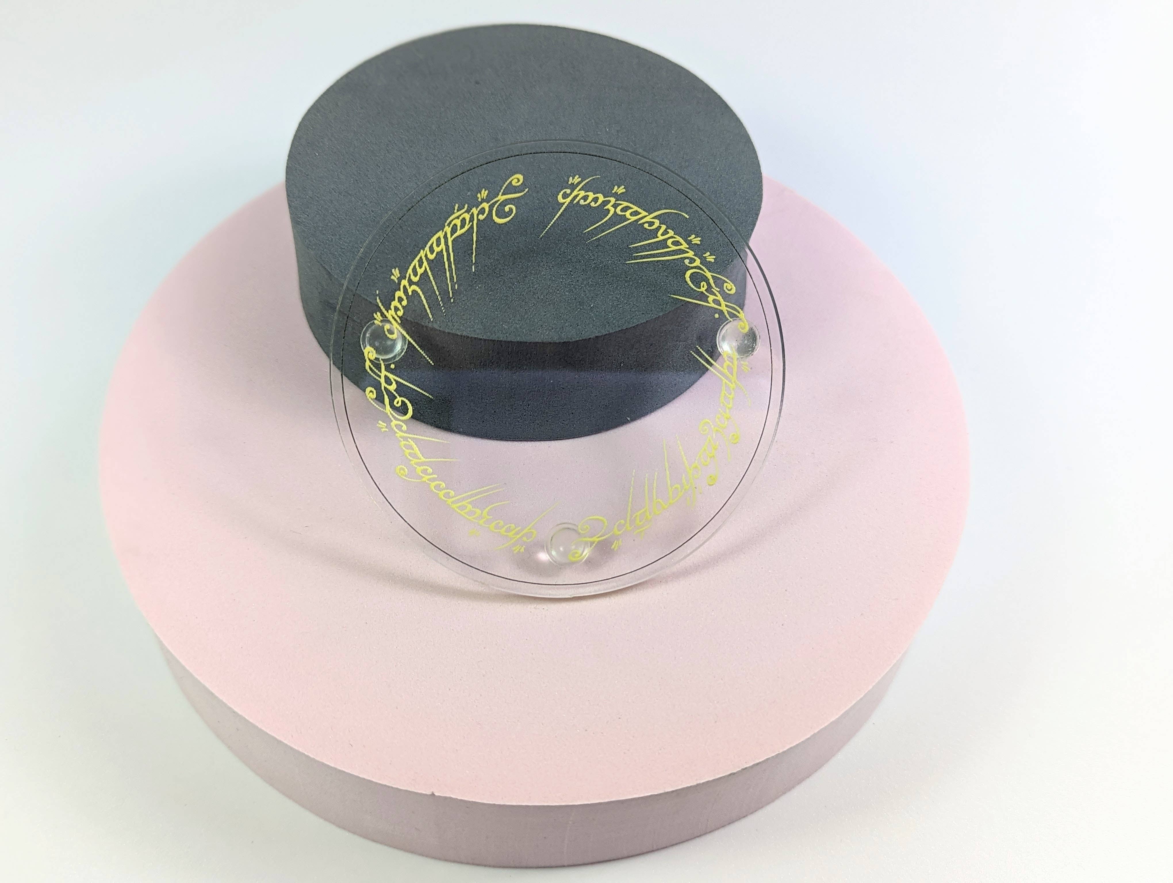 Chikai Shop – Base de copos por atacado – LOTR Bases para copos inspirados em acrílico claro2