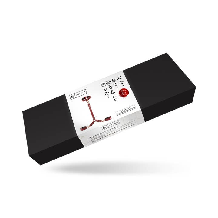 Liebe Seele - Wholesale Sex Toy - Wine Red Leather Collar and Wrist Restraints Harness