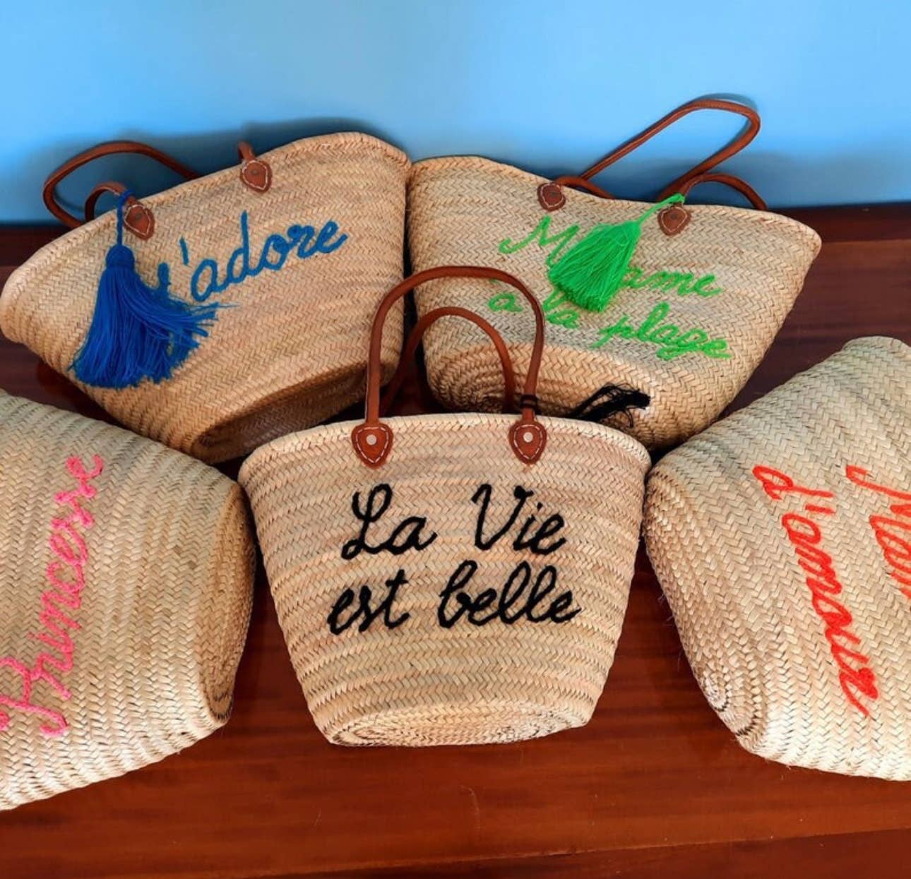 Mikwi - Wholesale Beach Bag - PERSONALIZED BASKET, customized straw Beach bag - WHOLESALE7