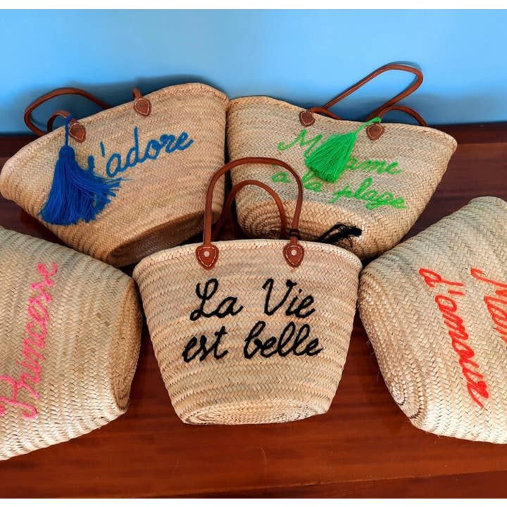 Mikwi - Wholesale Beach Bag - PERSONALIZED BASKET, customized straw Beach bag - WHOLESALE7
