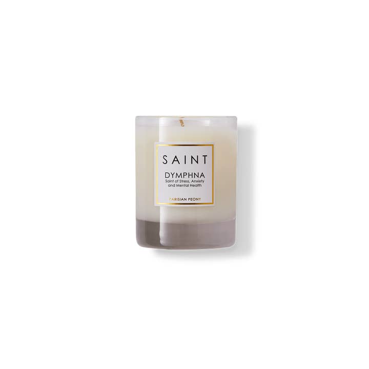 Saint - Wholesale Jar/Filled Candle - Saint Dymphna Saint of Stress, Anxiety and Mental Health