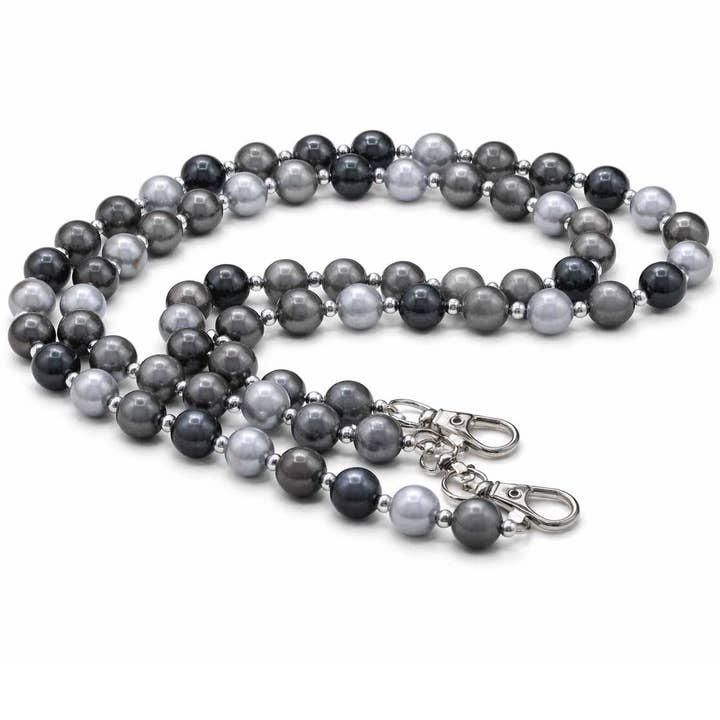 Impala - Wholesale Face/Body Chain - Phone chain Greys made of luminous 3D beads | handmade