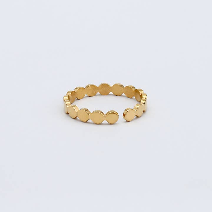 Pineapple Island - Vente Anneau/bague à empiler - Bague Dainty Dot de Pineapple Island | Acier inoxydable