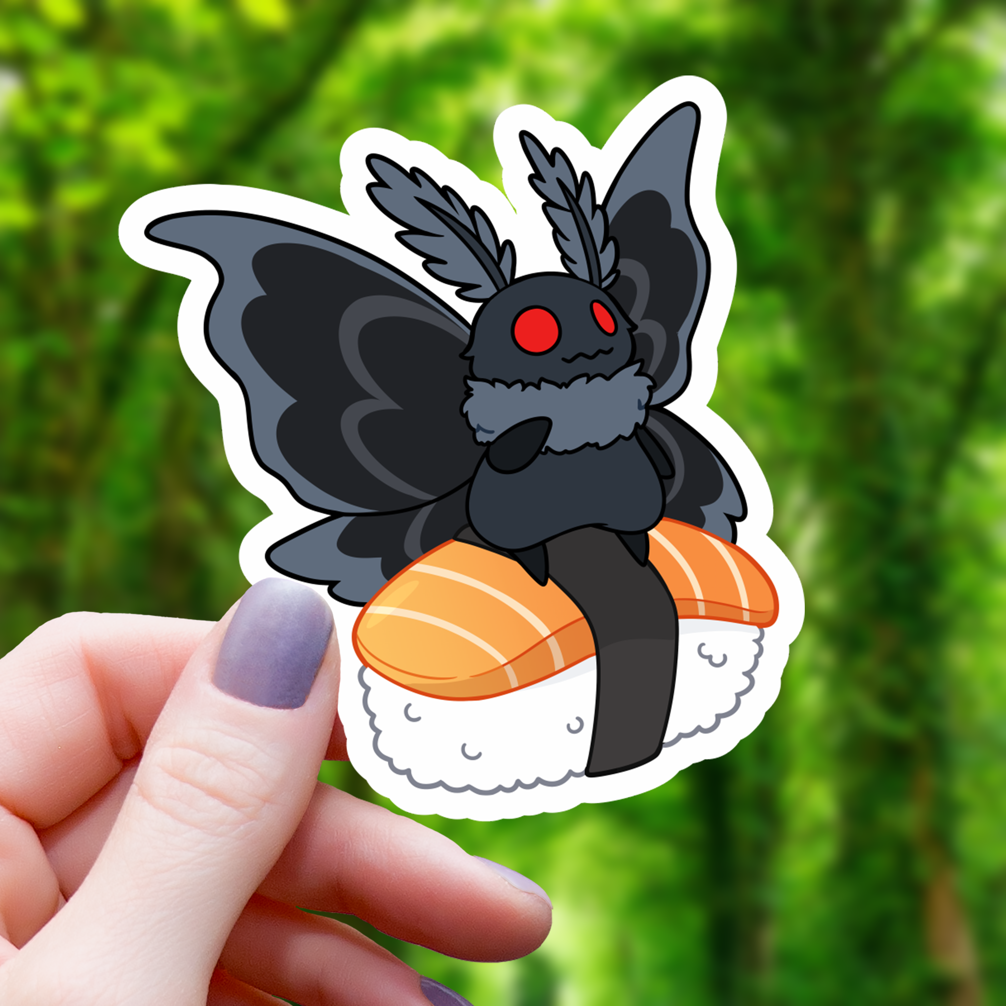 Mimic Gaming Co - Wholesale Sticker - Mothman On Sashimi Sticker - 30
