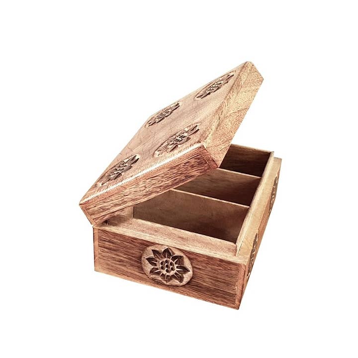 LES SCULPTEURS DU LAC – wholesale Tea set – Edelweiss tea box