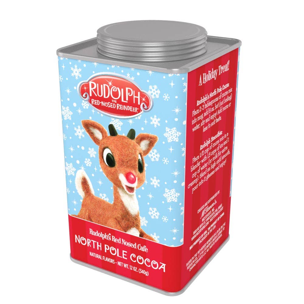 McSteven's - Wholesale Hot Cocoa Mix/Kit - Rudolph The Red-Nose Reindeer® Chocolate Cocoa (12oz Tins)11