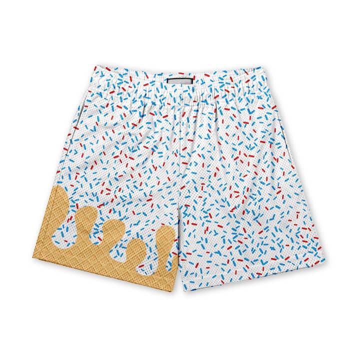 Baseball Ice Cream Drip Shorts for wholesale by Baller Lifestyle