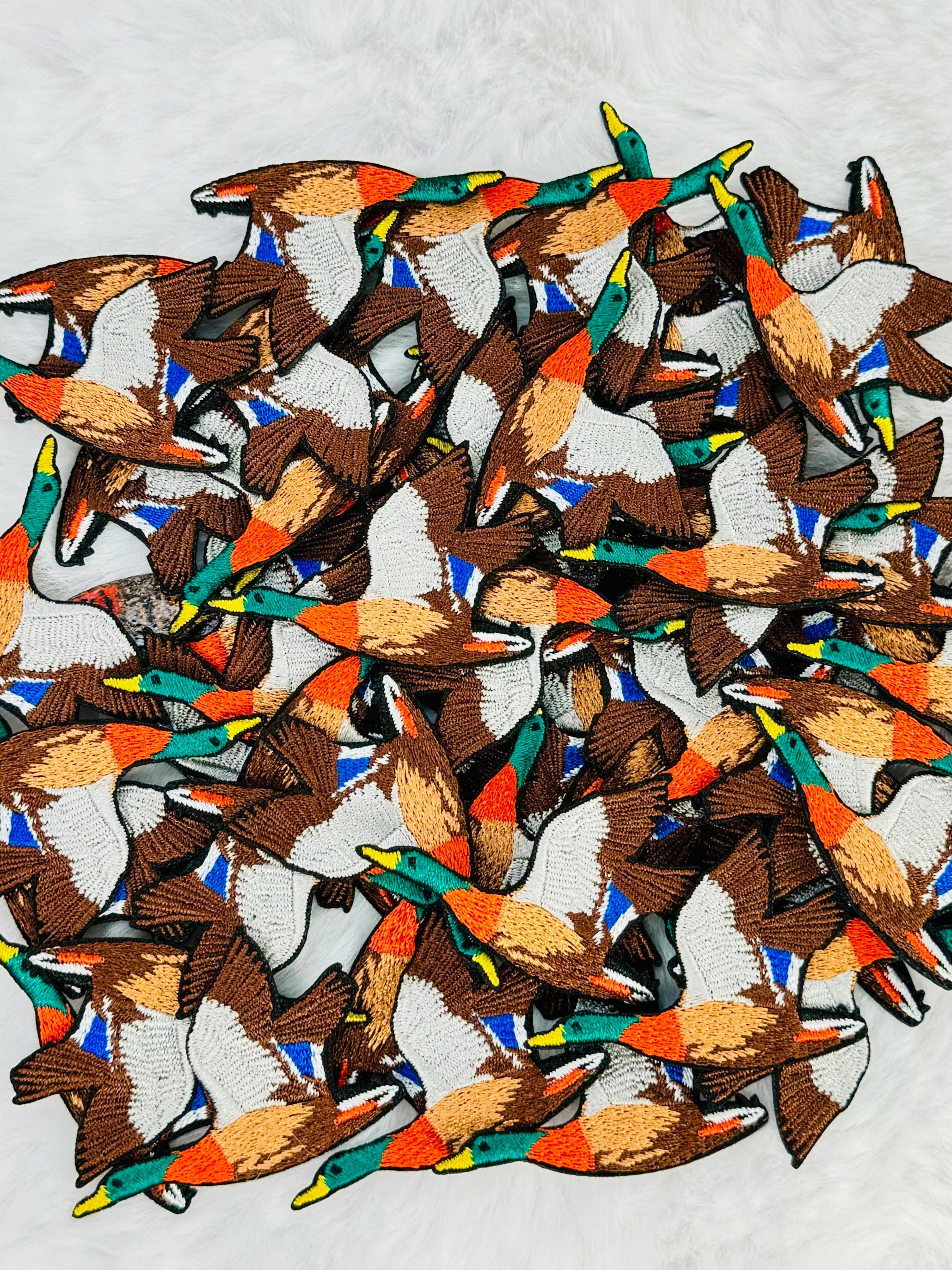 Magen Made Designs - Wholesale Patch - Flying Duck Embroidered Patch2