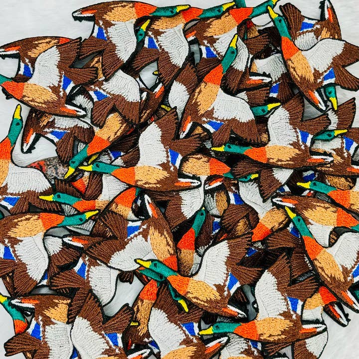 Magen Made Designs - Wholesale Patch - Flying Duck Embroidered Patch2