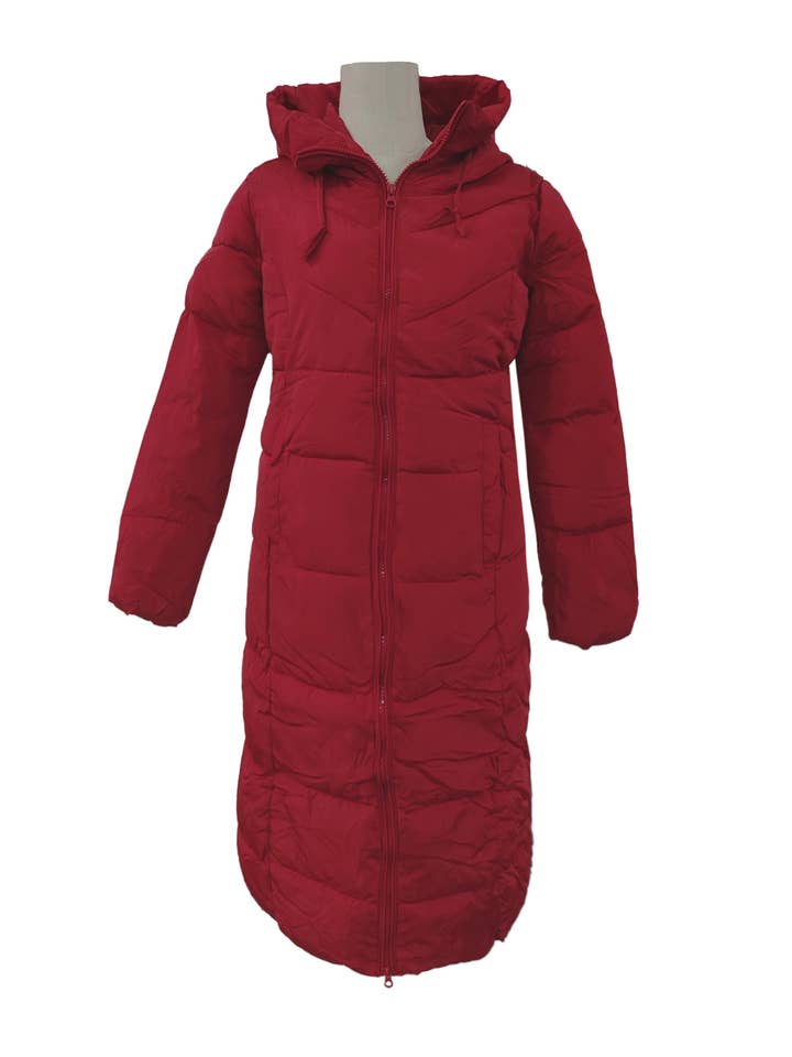 HIDDENBRAND - Wholesale Coat - Women's - Mid-Length Slim Fit Warm Down Cotton Coat4