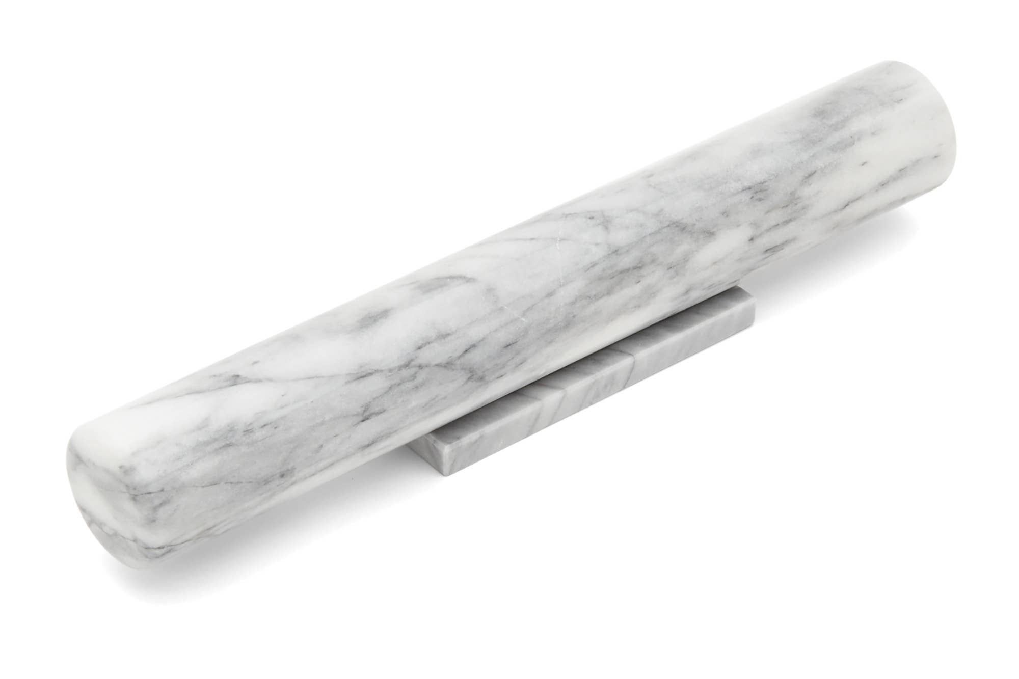 Fox Run Brands – wholesale Rolling pin – Fox Run Marble French Rolling Pin with Base, White, 11"0