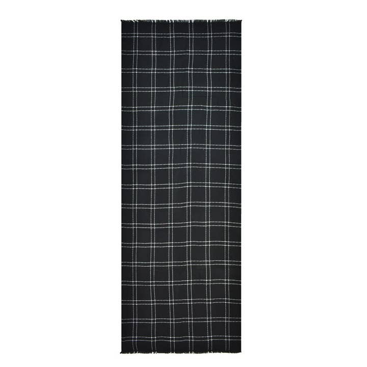 FitzAllen Plaid Stitch Scarf for wholesale by Dupatta Designs