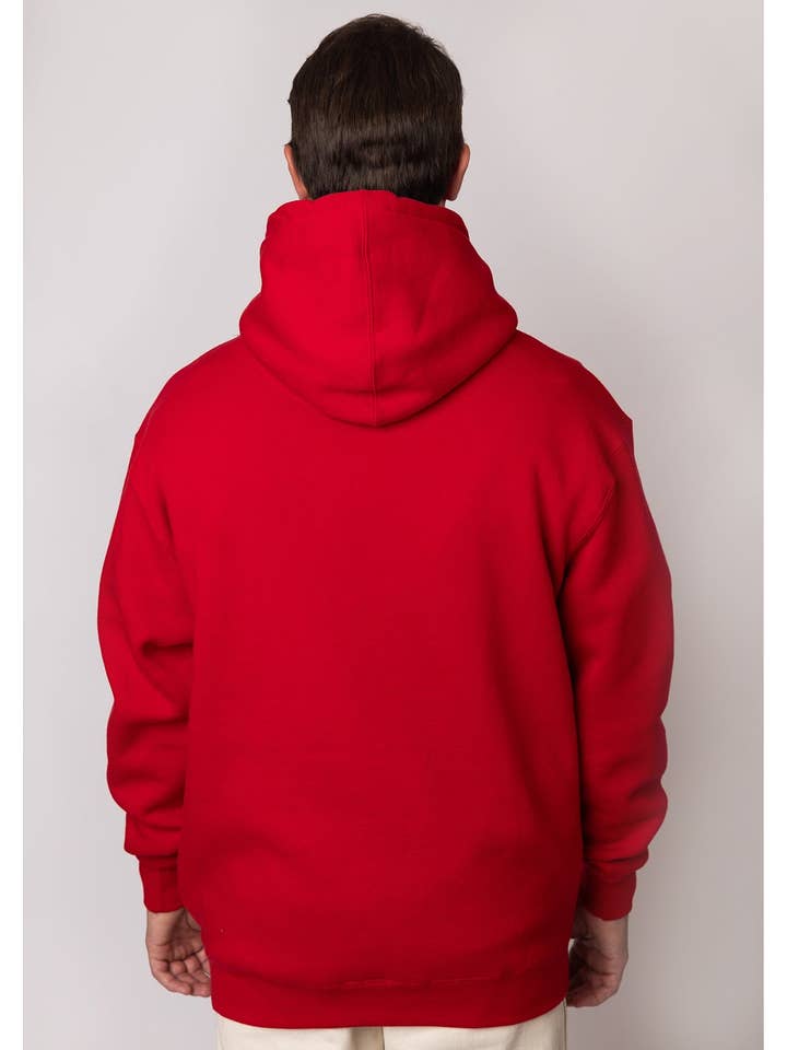 9903 12 oz. Heavy Weight Hooded Sweatshirts - Red for wholesale on Faire1