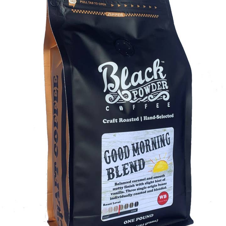 Black Powder Coffee - Wholesale Coffee Beans - Good Morning Blend Coffee | Medium Roast