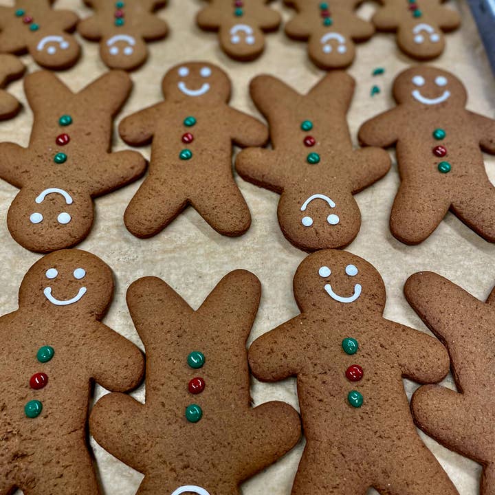Iced Gingerbread Cookies for wholesale by Batter Bakery