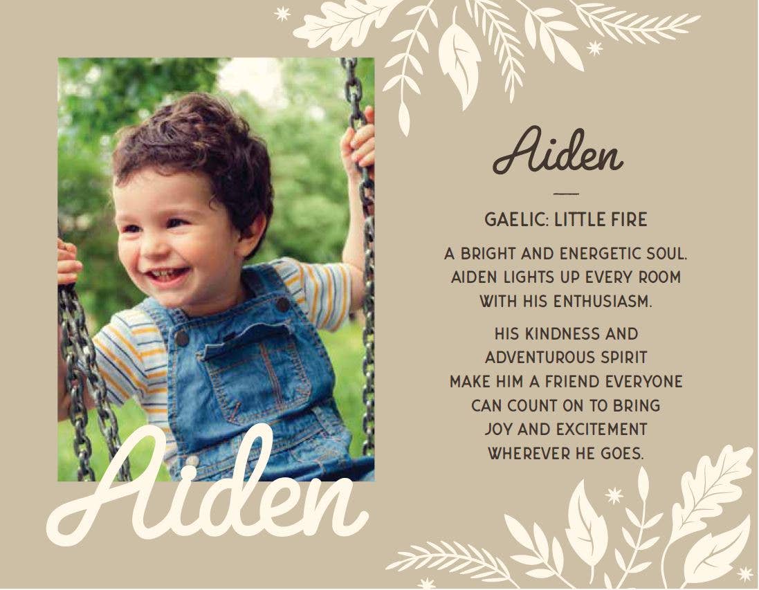 The H&H Group - Wholesale Picture Frame Stand - Kids Picture Frame - Aiden0