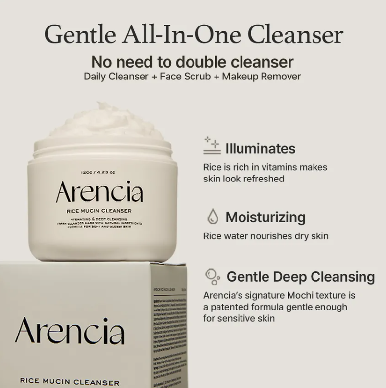 Best Beauty Group - Wholesale Facial Cleanser - ARENCIA Rice Mucin Cleanser1