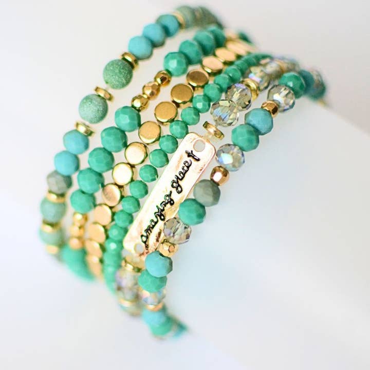 Two and Crew - Faith Based Jewelry & Gifts - Wholesale Jewelry Set - Amazing Grace Bracelet Set – Christian Jewelry, Faith Gift8