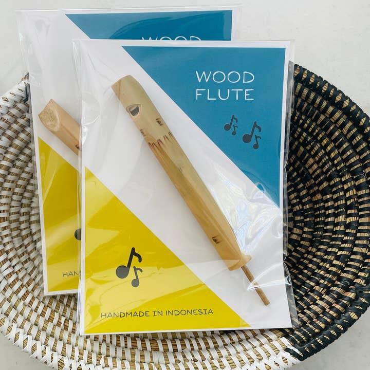Indonesia | Wood Flute for wholesale by Beautifully Made Fair Trade