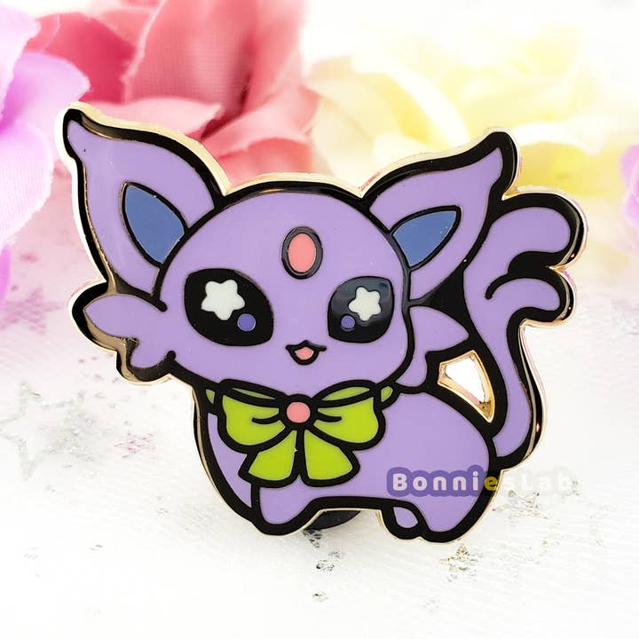 Chibi Espeon Enamel Pin for wholesale by Bonnies Lab