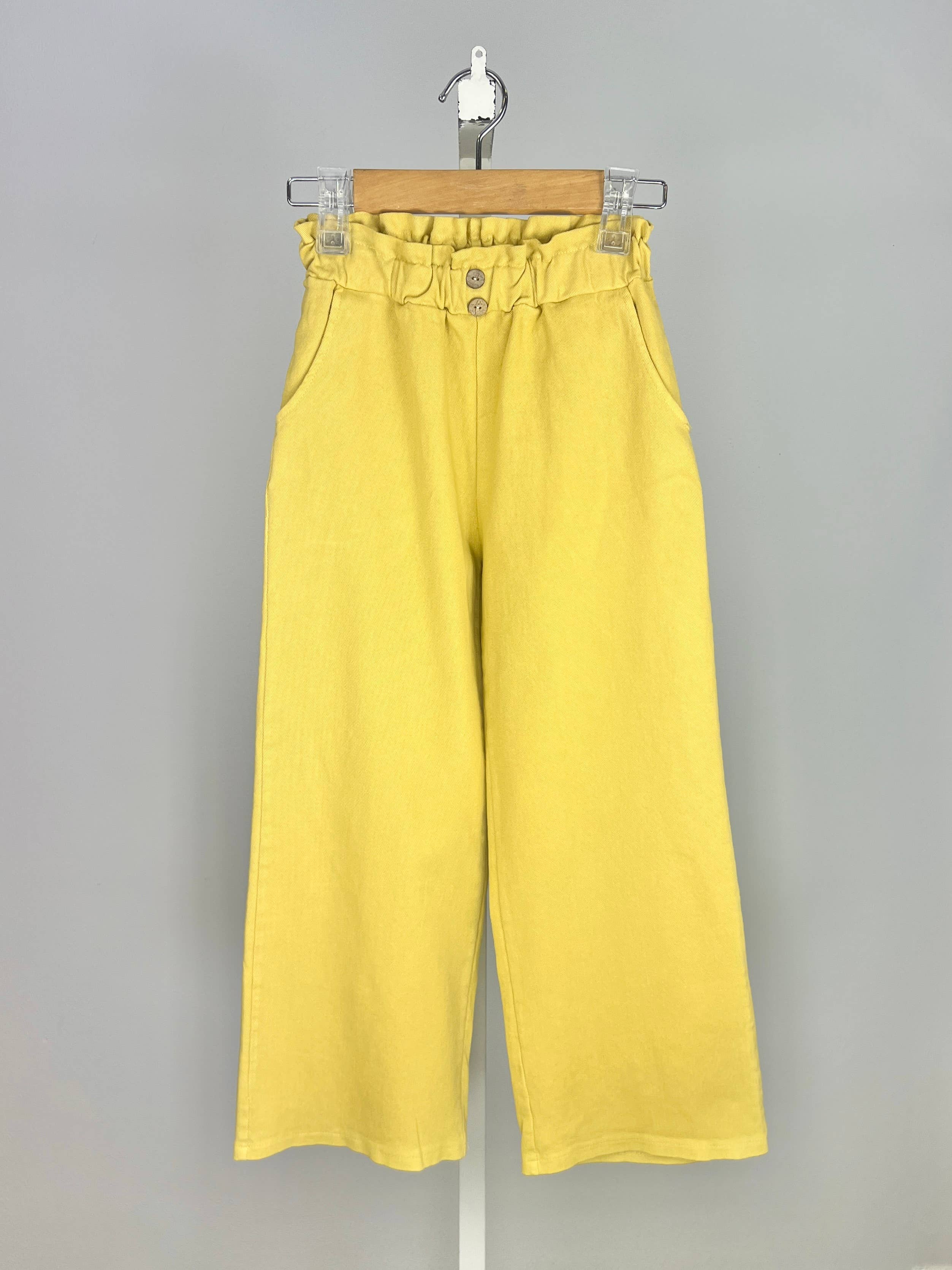 MINI MIGNON PARIS – wholesale Trousers – Kids – Girl's elastic high waist cotton loose-fitting pants7