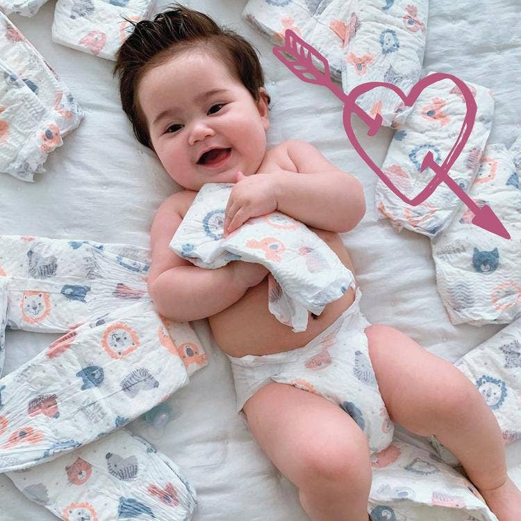 ABBY&FINN - Wholesale Diaper (Cloth) - Baby - Eco-Diapers - Size 1 (66 qty/pack)10